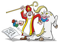 Kleurplaat Sinterklaas